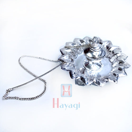 Attardani Silver Plated Flower Chain Design – Hayagi